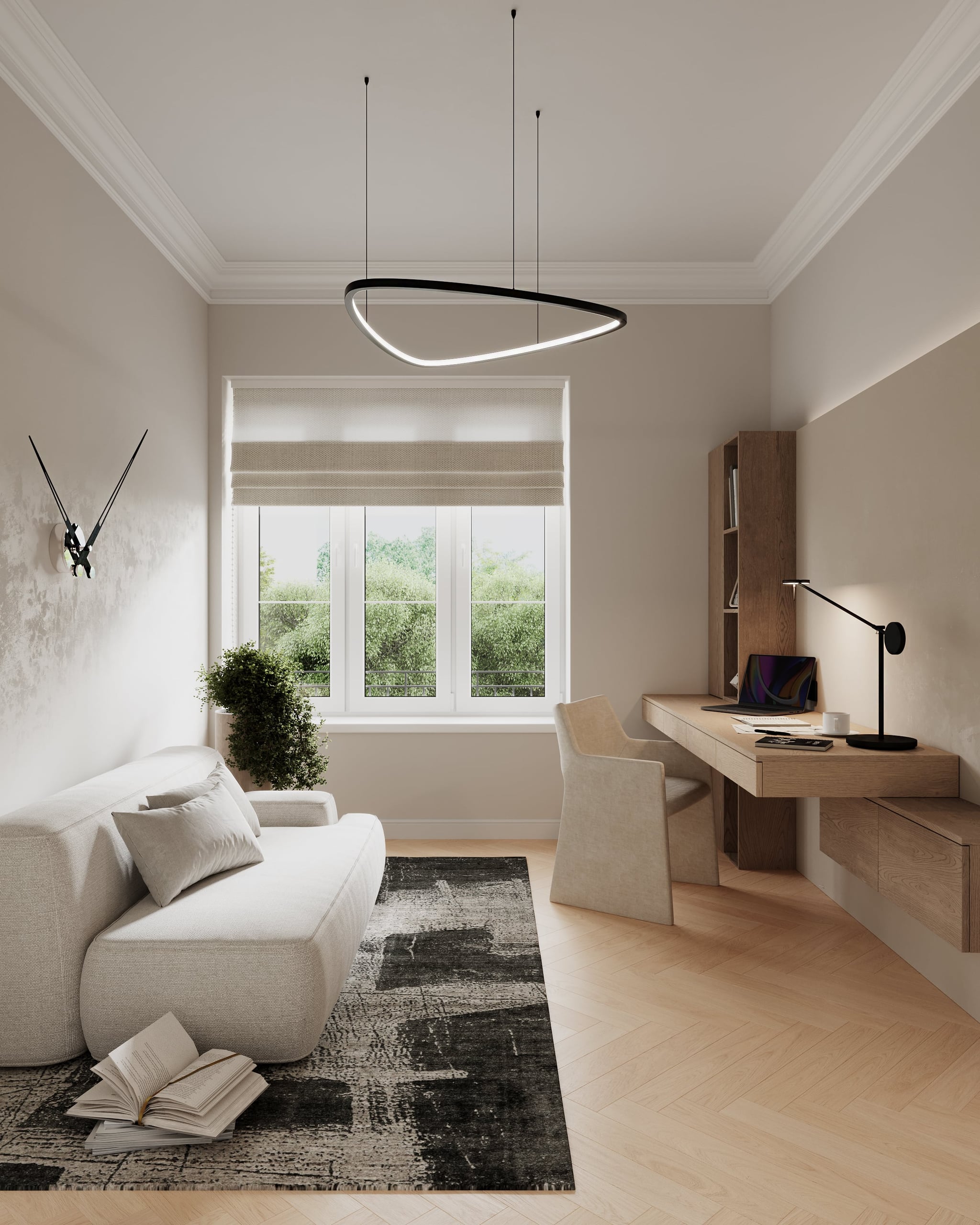 3D Interior Visualization of office room Potsdam Germany 3D Interior Visualization of office room Potsdam Germany