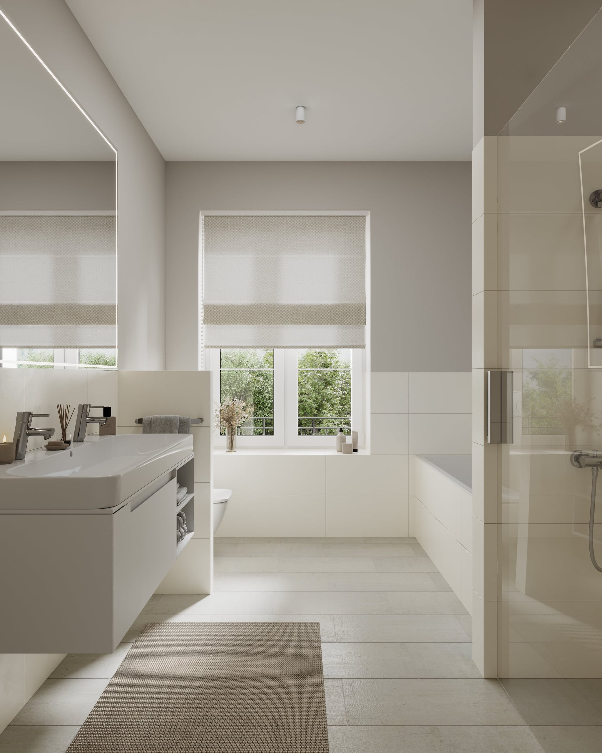 3D Interior Visualization of bathroom Potsdam Germany 3D Interior Visualization of bathroom Potsdam Germany