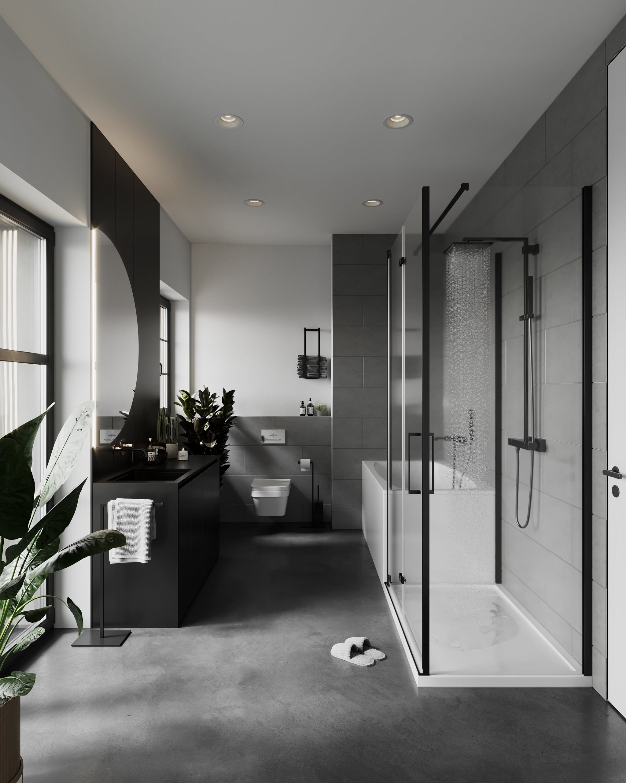 3D Interior visualisation renovation of bathroom in Forchheim Germany 3D Interior visualisation renovation of bathroom in Forchheim Germany