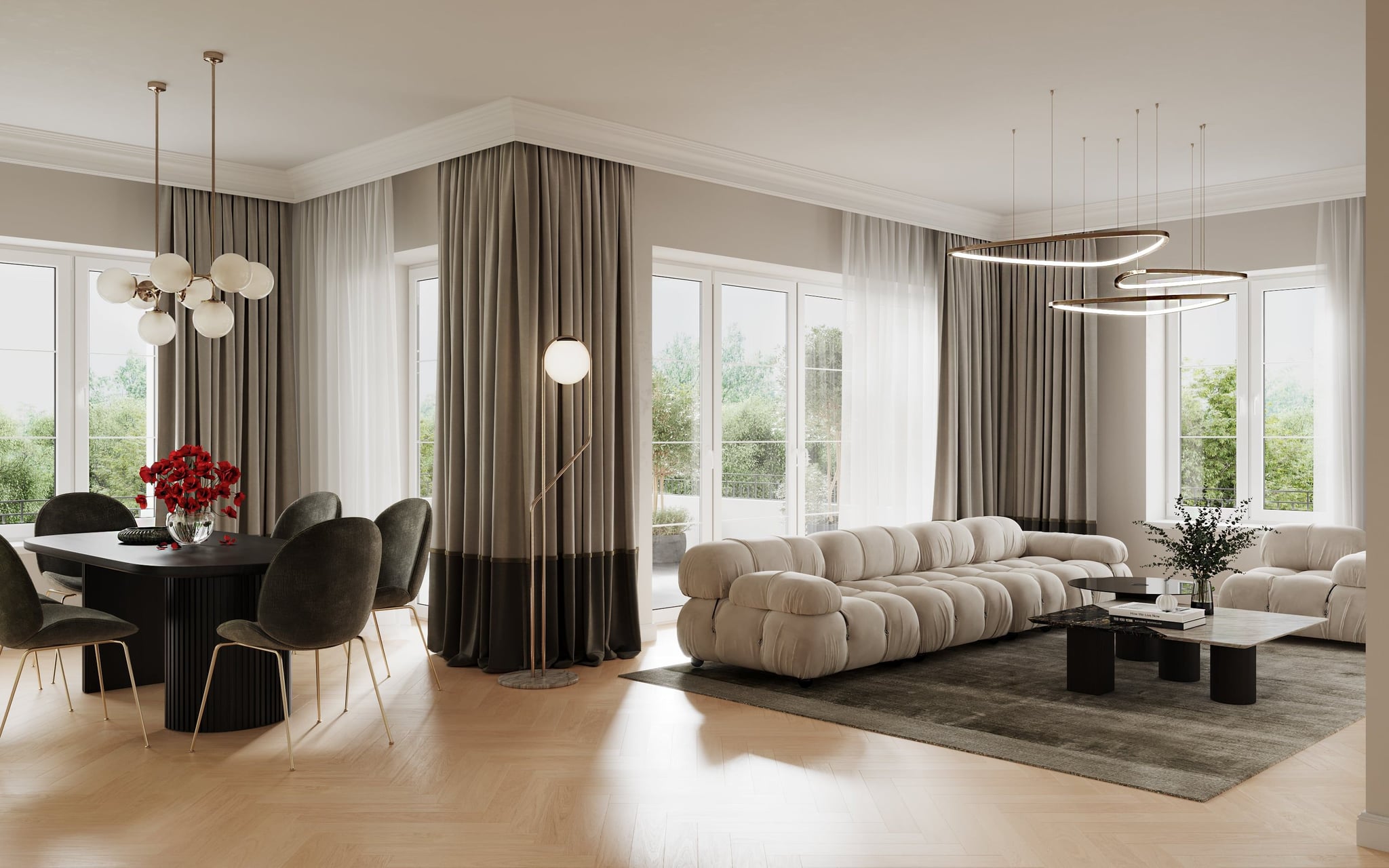 3D Architectural Visualization Livingroom Potsdam Germany 3D Architectural Visualization Livingroom Potsdam Germany