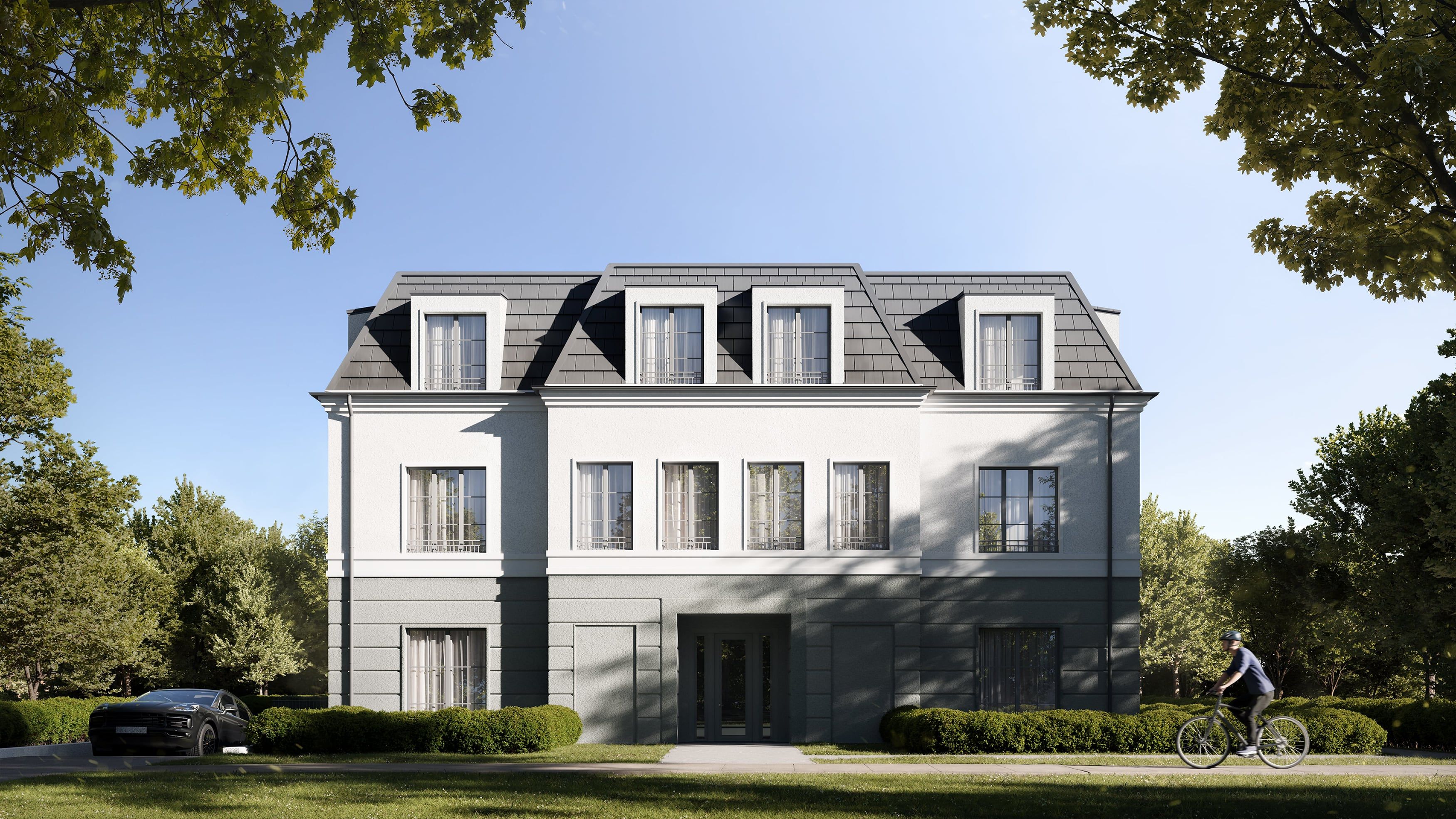 3D Exterior Architect Visualizations of luxury apartmnet house in Potsdam Germany 3D Exterior Architect Visualizations of luxury apartmnet house in Potsdam Germany
